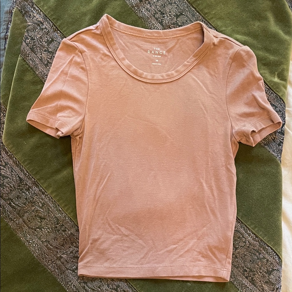 Range Women's Short Sleeve Blush Tee